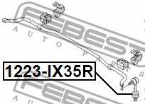 Тяга стабилизатора 1223-IX35R 1223-IX35R FEBEST