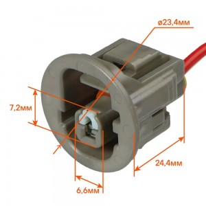 Разъём 1 pin с проводами для датчика давления масла Toyota (AECC015) AECC015 AIRLINE