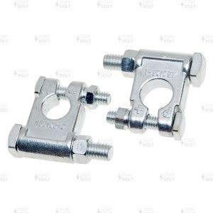 Клеммы аккумулятора STARTVOLT цинк, болт и гайка 10мм SBT 009 START VOLT