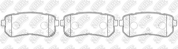Колодки тормозные задние Performance PN0436S PN0436S NIBK