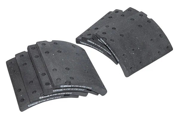 накладки тормозные с заклеп.1-рем.!419x219.1(16отв.128 L9/93684)\Back Eaton ES B 8547261SX STELLOX