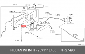 ДАТЧИКSENSOR A 28911-1E400 289111E400 NISSAN