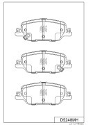 D5248MH колодки тормозные задн.!\ Honda CR-V V 2.4 16> D5248MH MK KASHIYAMA