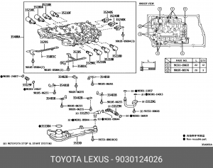 Кольцо акпп 90301-24026 9030124026 TOYOTA