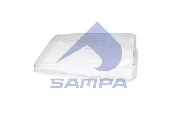 рассеиватель(стекло) фары! правой прямоугольной\ DAF F65/75/85 051081 SAMPA