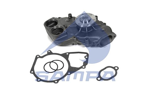 Насос водяной MAN MERCEDES без ретарды (крыльчатка 135мм) SAMPA 202.497 SAMPA