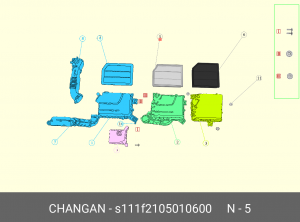 Фильтр воздушный CHANGAN S111F2105010600 S111F2105010600 CHANGAN