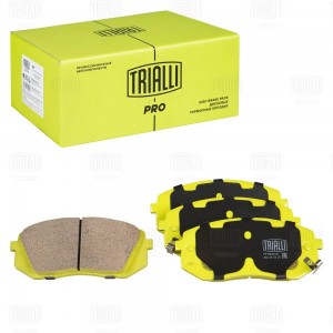 Колодки тормозные дисковые передние керамические PRO PF0820CR TRIALLI