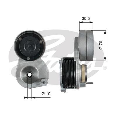Натяжной ролик привода вспомогательных агрегатов FleetRunner® T38664 GATES