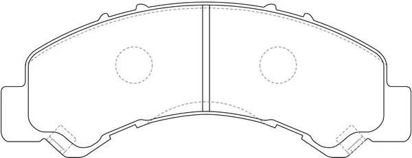 Колодки тормозные дисковые BP24543 BP24543 SB NAGAMOCHI