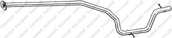 Глушитель FORD Mondeo (07-) средняя часть BOSAL 950-055 BOSAL