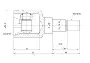 FORD FOCUS II Левый, 1,6/1,8 L, АКПП GIK04020 GANZ