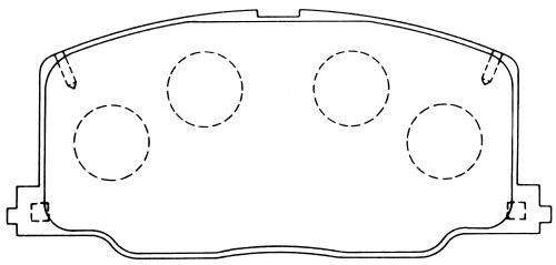 D2065-01 268 04=Y02-189 !колодки дисковые п.\ Toyota Camry 2.0-2.0TD 86-91/Carin D2065 MK KASHIYAMA