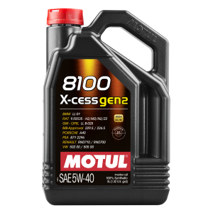 Масло моторное MOTUL 8100 X-CESS GEN2 5W40 синт.5л 109776 MOTUL