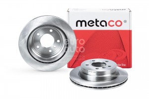 Диск тормозной задний 3060160 METACO