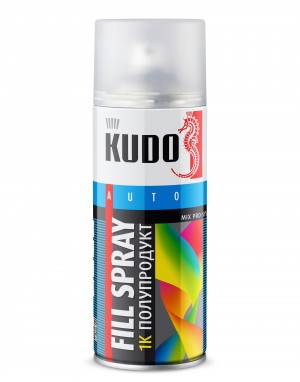 Полупродукт "KUDO" Fill Spray 1K (520 мл) (для заправки готовых эмалей) KU-9900 KUDO