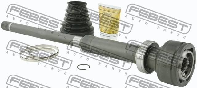 ШРУС ВНУТРЕННИЙ ПРАВЫЙ 27X30X28 подходит для VOLVO XC90 2003-2014 2711-XC90RH 2711-XC90RH FEBEST