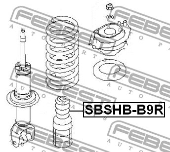 Пыльник заднего амортизатора SBSHB-B9R FEBEST