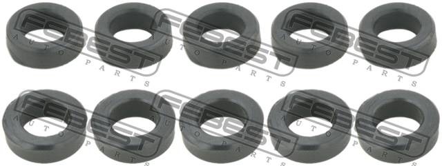 Кольцо уплотнительное KIA Clarus форсунки топливной FEBEST RINGFL-010-PCS10 FEBEST