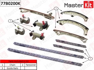 Комплект цепи ГРМ TOYOTA Land Cruiser (10-) MASTERKIT 77B0200K MASTER KIT