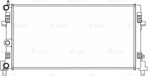 Радиатор охл. для а/м VW Polo Sedan (10-)/(20-)/Skoda Rapid (12-)/(20-) (паяный) LRC 1835 LUZAR