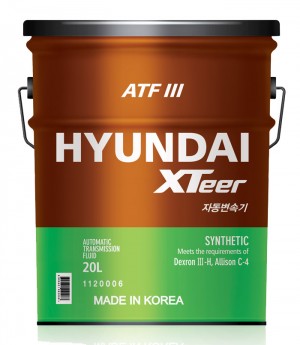Масло трансмиссионное HYUNDAI XTEER ATF 3 20л (1121006) 1120006 1120006 HYUNDAI XTEER