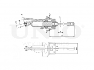 Цилиндр сцепления главный BRC-10011 UNIO