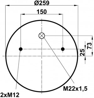 BPW ECO без стакана T00700941V1 TOPCOVER