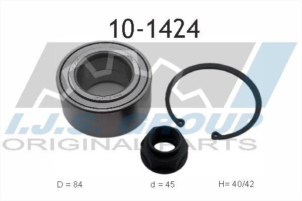 Подшипник ступичный HONDA: ACCORD VI 1.6 i/1.8 i/2.0 i/2.2 Type-R/2.3 97-03, ACC 101424 IJS GROUP