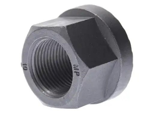 Гайка М27х2х30 КАМАЗ,МАЗ стремянки рессоры задней с насечкой 900-00-036 MEGA POWER