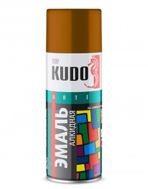 Краска охра аэрозоль 520мл KUDO KU-1022 KUDO