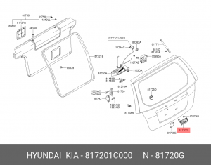 HYUNDAI GETZ (2002>) 817201C000 HYUNDAI KIA