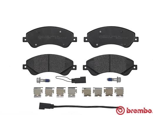 P24065 1251 02=FVR1929 [1433954] !колодки дисковые п.\ Ford Transit/Tourneo Conn P24065 BREMBO