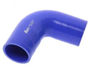 Патрубок угловой силикон (L=150х150мм,d=70 90град.) MEGAPOWER 130-16-193 MEGA POWER