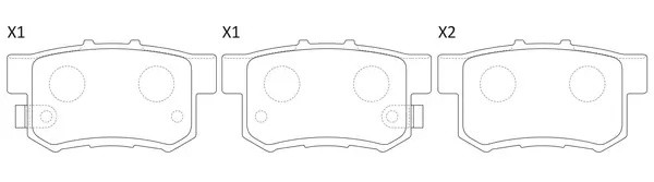 Колодки тормозные задние HONDA ACCORD 2.0-2.4 АКПП 08-/CR-V II 02-06/FR-V 05- BP BP28397 SB NAGAMOCHI