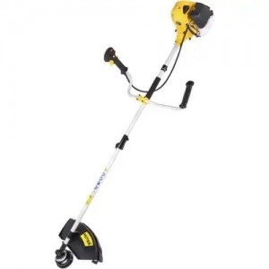 Газонокосилка (триммер) бензиновая 43куб.см, 1500Вт, захват 46см, леска+нож HUTE 70259 HUTER