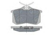Колодки тормозные дисковые задние SP113 SCT