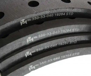 Накладка тормозной колодки SAF стандарт (420х178мм, 8 отверстий) (комплект на ос 35033040 MEGA POWER