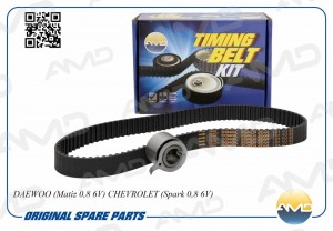 Комплект ГРМ(ремень ГРМ +ролик) DAEWOO Matiz 0,8 6V, CHEVROLET Spark 0,8 6V AMDK AMD.KITBR4 AMD