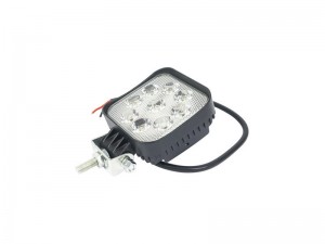 фара светодиодная! WL-132F (ближн. свет, кв. мет.корп. 9 LED по кругу, 27W)\ 5207 VYMPEL