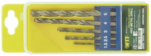 Набор сверл по металлу 3.0-10.0мм HSS (8шт.) FIT 33798 FIT