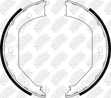 Колодки тормозные BMW 1 (E81,E82),3 (E46,E93,F30),5 (E39) стояночного тормоза (4 FN0560 NIBK
