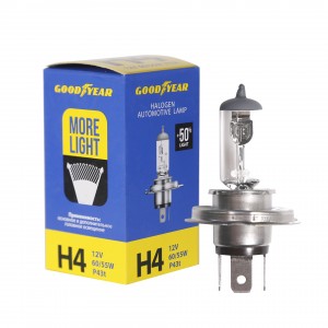 Лампа 12V H4 60/55W P43t More Light GOODYEAR GY014124 GOODYEAR