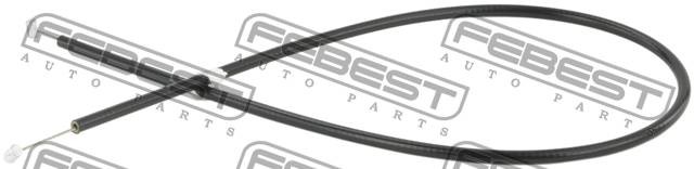 Тросик привода открывания замка капота BMW X5 E53 1999-2006 19101-E53FR 19101-E53FR FEBEST