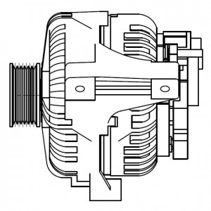 Генератор 160A LG 1012 START VOLT