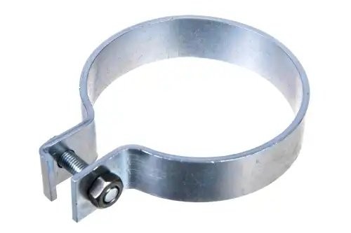хомут глушителя! (цинк) E-line D=114.5 L=160 H=30 MAN, MB, KAMAZ 5490/2642 Z58503 ZENTPARTS
