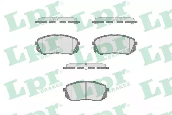 Комплект тормозных колодок 05P1689 05P1689 LPR