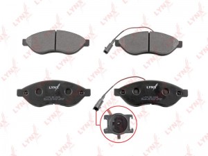 Колодки тормозные передние подходит для CITROEN Jumper, FIAT Ducato, PEUGEOT Box BD-2828 LYNXAUTO