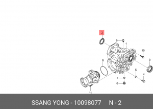 Сальник привода SSANGYONG Actyon (10-) (AWD) заднего левого OE 10098077 SSANG YONG