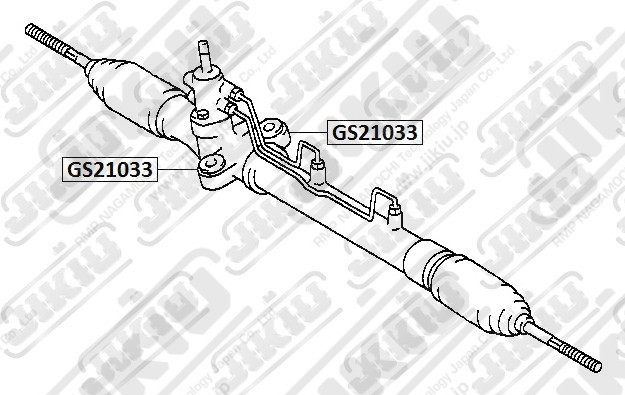 Втулка рулевой рейки  TOYOTA Caldina AT191 Jan 92 Jan 97 GS21033 GS21033 JIKIU